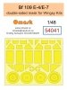 Omask 54041 Bf 109 E-4 / E-7 double-sided mask (for Wingsy Kits) 1/48